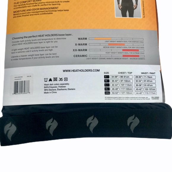 Thermal Pants Base Layer Warm Heat Holders Size XXL - Picture 5 of 7